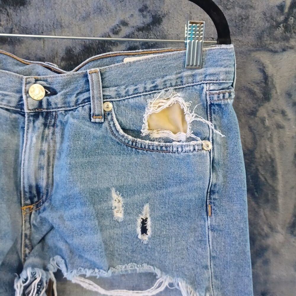 Rag & Bone Winnie Cut Off Denim Shorts - Size 27 - Picture 2 of 6